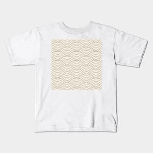 Waves (Cream) Kids T-Shirt
